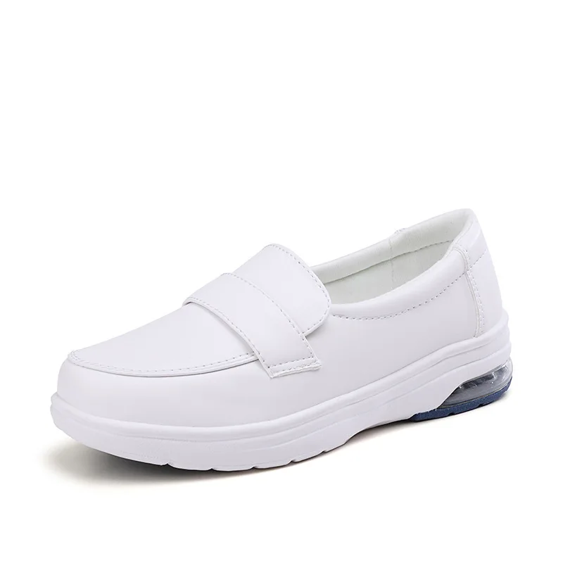 New Comfortable Soft White Flat Shoes Air Casual Sneakers Shoes for Women Non-slip Breathable Women Loafers Zapatos Mujer
