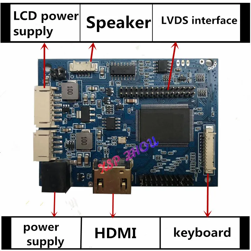 Hdmi Audio Controller Driver Board Monitor Kit Tela Lcd Fit para Ipad Ipad 1024x768 9.7 Lp097x02 Slq1 Slqe Sln1 Slp1 - Imagem 3