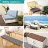 Custom Size Bench Cushions Indoor Personalized Size Seat Thick Cushions Soft Foam Furniture Cushions Long Chair Seat Pad Cushion 4
