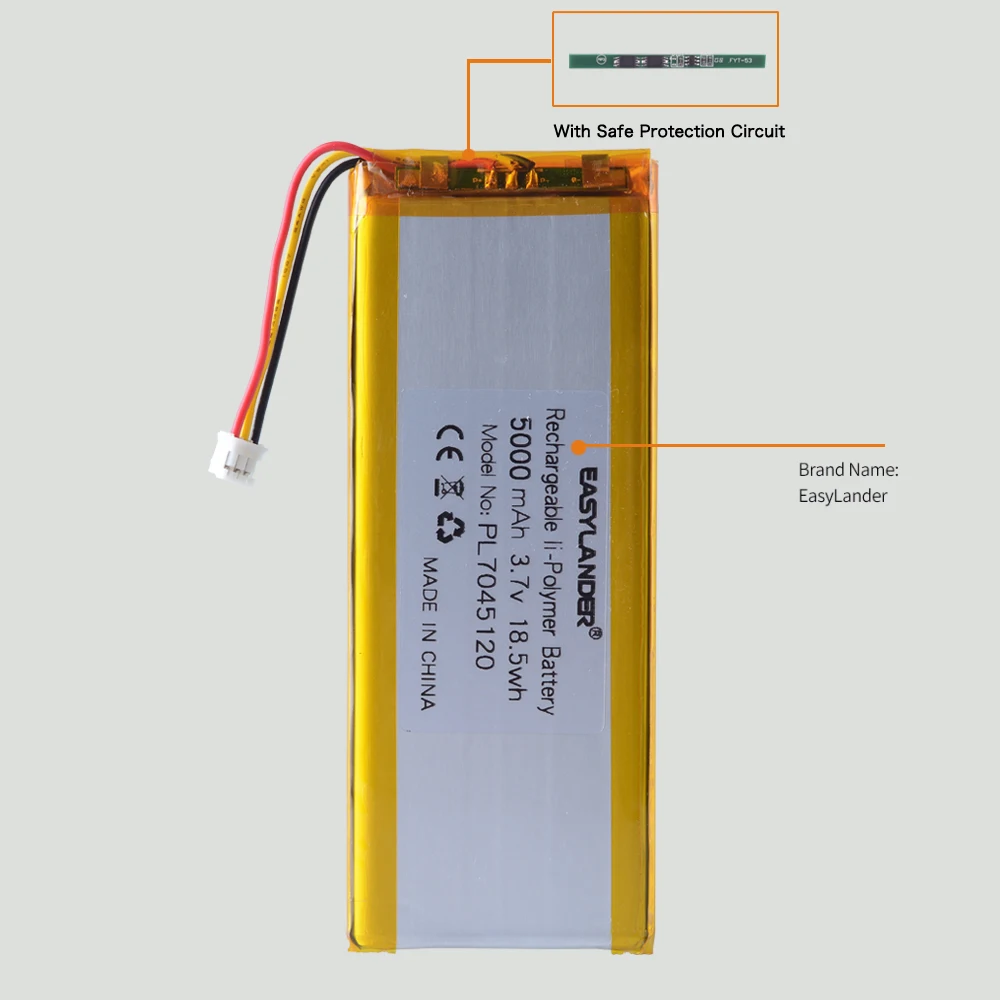 Batterie Drone 5000mAh 3.7V Lithium Rechargeable