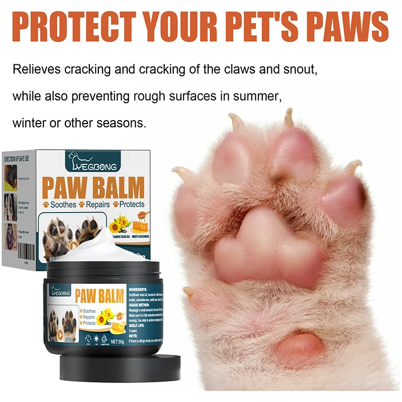 Cats Dogs Claw Protection Cream Paw Moisturizing Care Balm Special Foot Care Foot Pad Protection Claw Cream Supplies