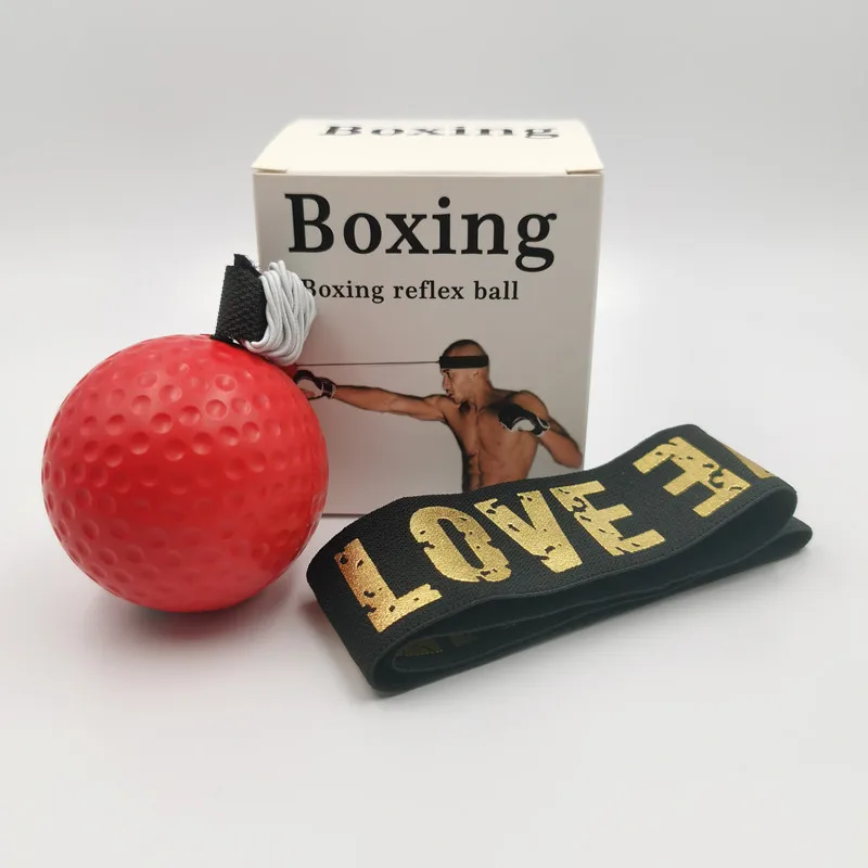 Punching Ball Head-mounted Fighting Speed Sanda Training Boxing Reflex Hand Eye Reaction Home Sandbag Fitness Boxing Equipment