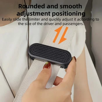 Regolatore Cintura di Sicurezza Auto, Clip Cintura di Sicurezza, Clip di Fissaggio, Protezione Spalle e Collo, Clip Fibbia, Accessorio Auto Clip Fibbia