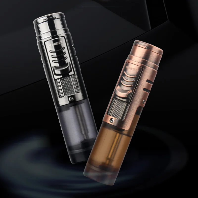 Honest Lighter Cigar Lighter Jet Torch Butane Inflatable Outdoor Ignition Smoking Accessories Men's Gadgets Gift