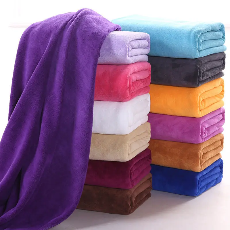 super large Microfiber bath towel,soft, high absorption and quick-drying, sports, Beauty salons and hotels multi-functional use. 2