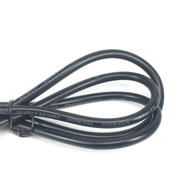 EU European AC Power Cord Euro IEC C5 Power Extension Cable 1.2m 1.5m Cable for Notebook Laptop PC Computer Monitor