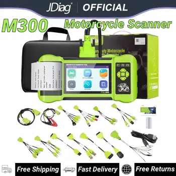 2026 JDiag M300 Strumento diagnostico moto OBD2 Scanner Strumenti di diagnosi moto Motore ABS per BMW Ducati Harley Honda Yamaha