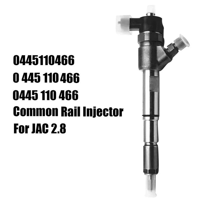 

1 шт., форсунка системы впрыска топлива с общей топливной магистралью, 0445110466, замена для впрыска дизельного двигателя JAC