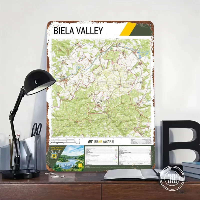 DayZ Livonia: Biela Valley Tinplate 포스터 맞춤형 벽 예술 레트로 빈티지 금속 간판 팬 장 방 욕실 장식