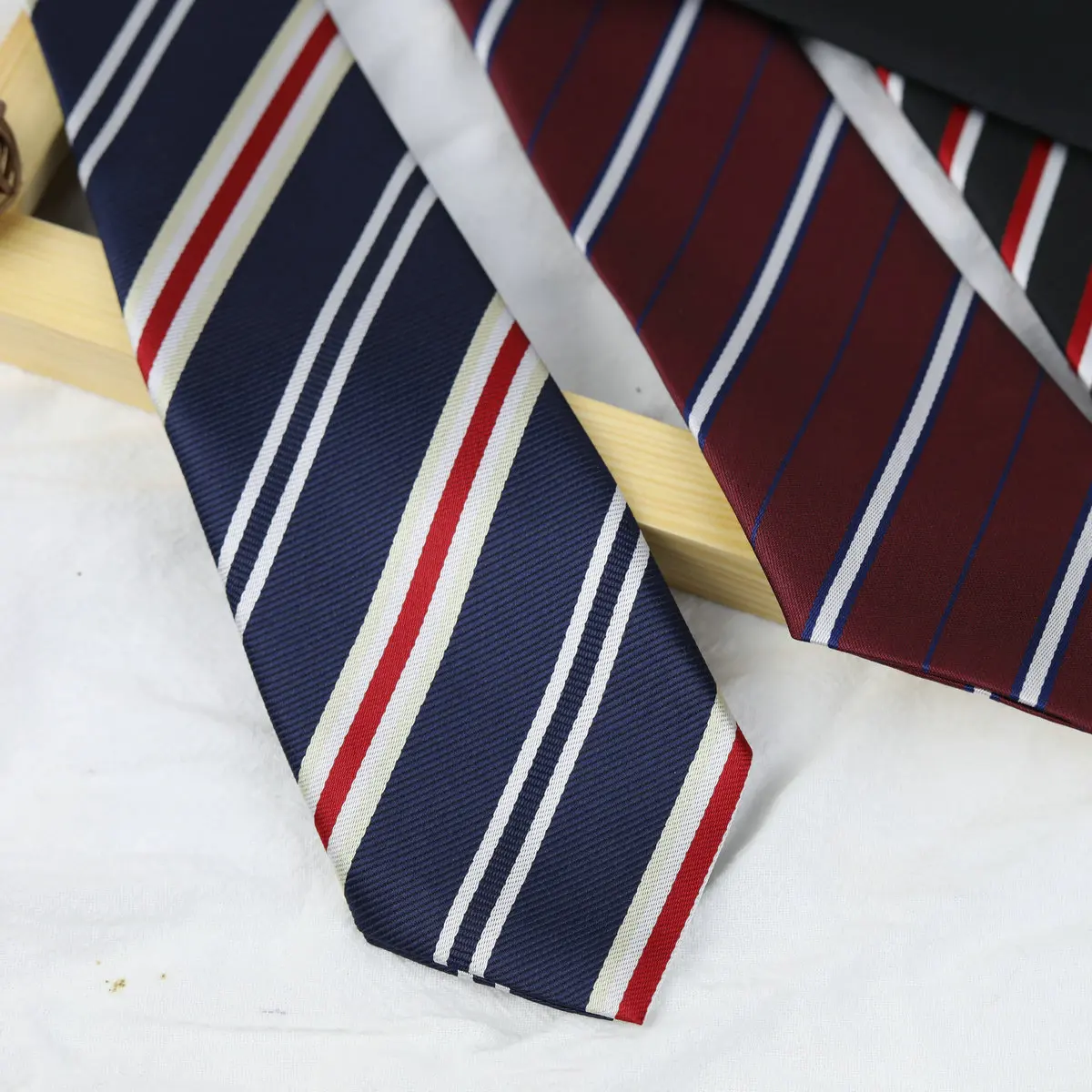 Woven Necktie 33*6cm/13*13cm JK Ties Women Plaid Neck Tie Girls Japanese Style for Jk Uniform Cute Necktie Plaid Uniform School Accessories
