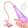LED Table Lamp Nightlight Gooseneck Nail Lamp UV Curable Violet Lamp Mobile Phone Repair Lamp USB Clip Lamp Dormitory Lamp 5