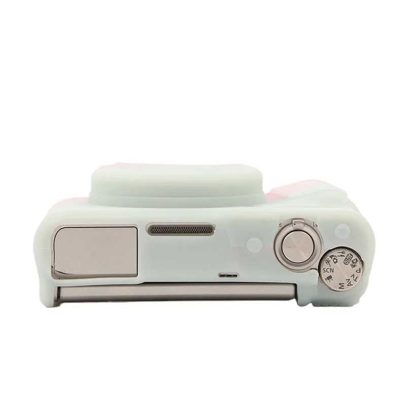 Funda De Silicona Suave HUIPUXIANG Para Cámara Canon PowerShot SX740/SX730 Con Cubierta De Lente Extraíble, Color Negro