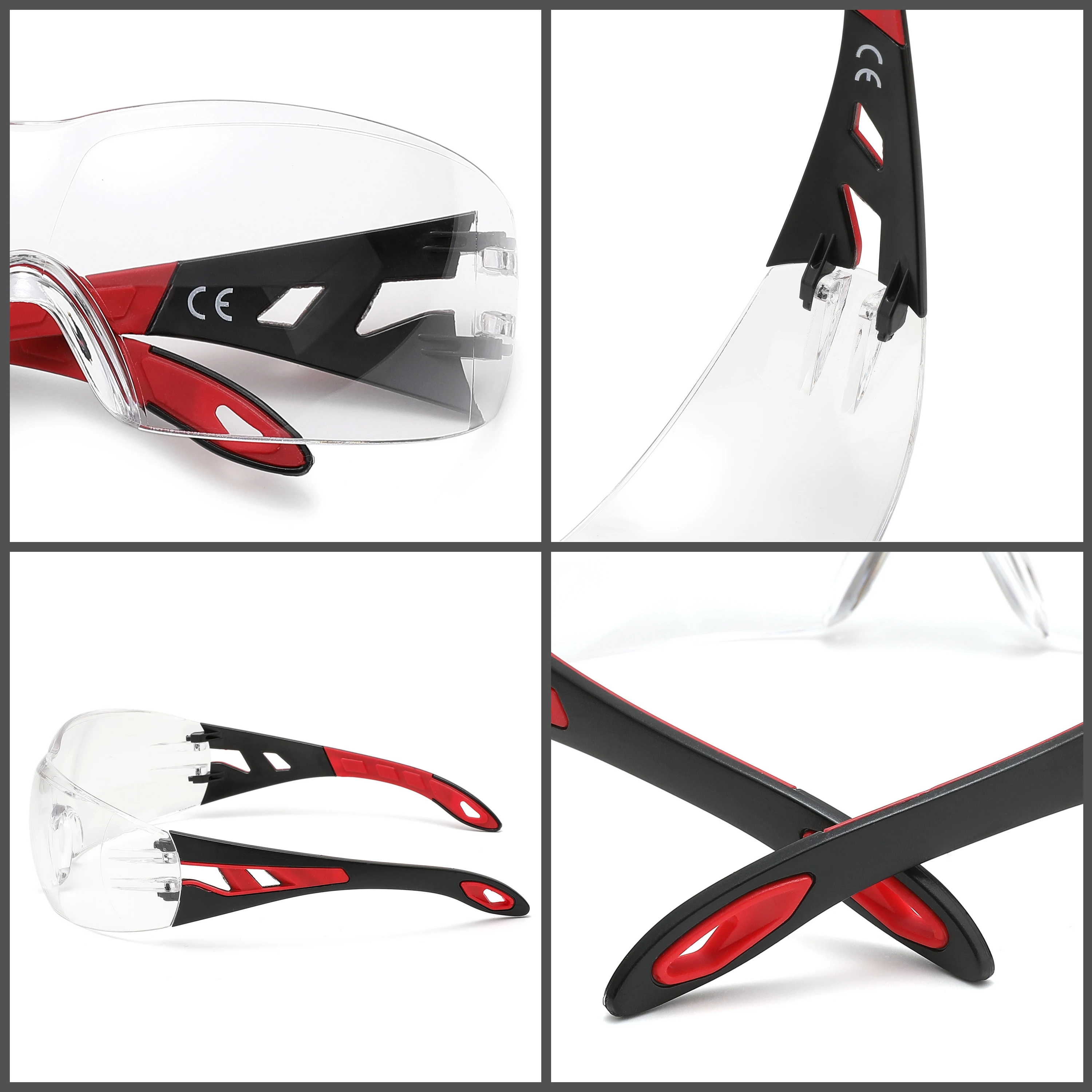 Lunettes de sécurité anti-poussière anti-buée lot 2/10 pièces