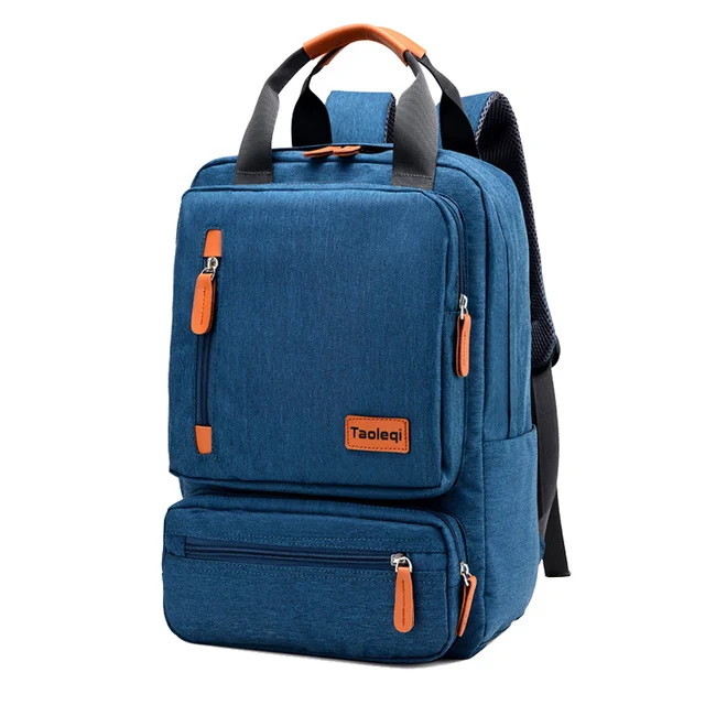 Casual Business Lady Computer Backpack Light Laptop Bag Waterproof Oxford Men cloth Anti-theft Travel Backpack Gray