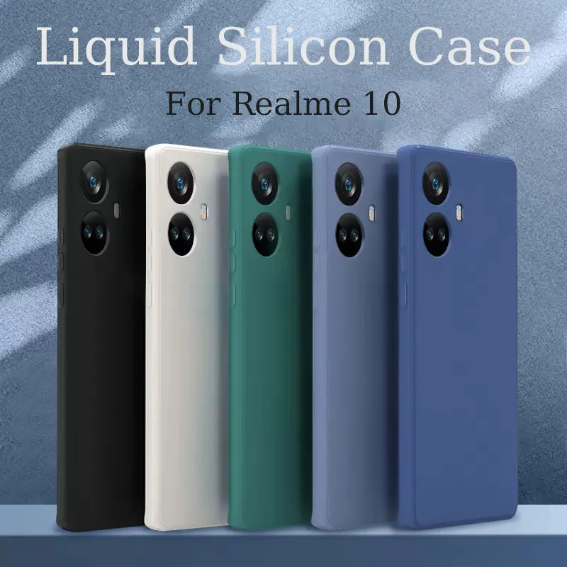 Enhanced Liquid Silicon Shockproof Soft Cover Case
