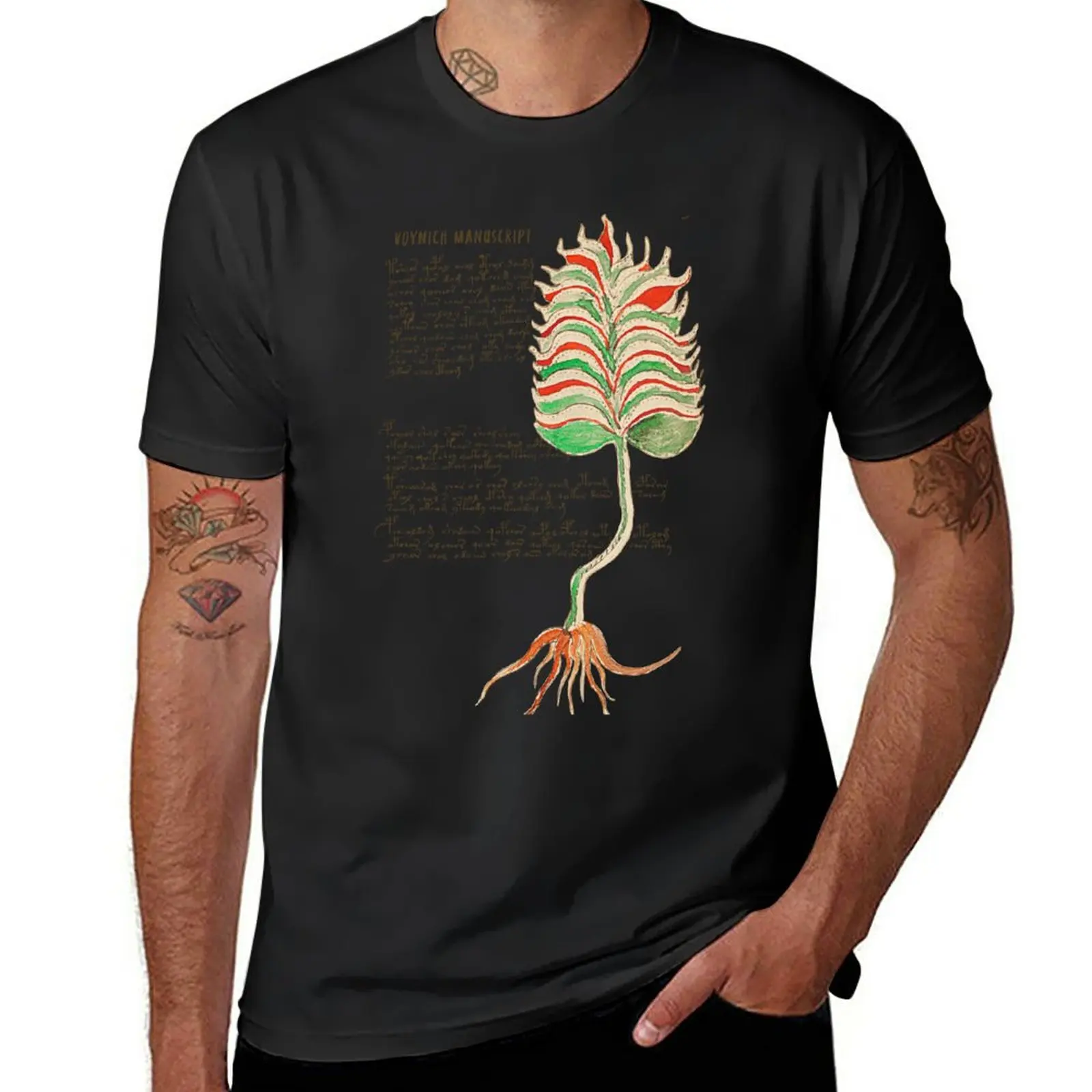 New Voynich T-Shirt A Mano Vestiti Carini Maglietta Vintage Magliette Carine Magliette Da Uomo Casual Alla Moda