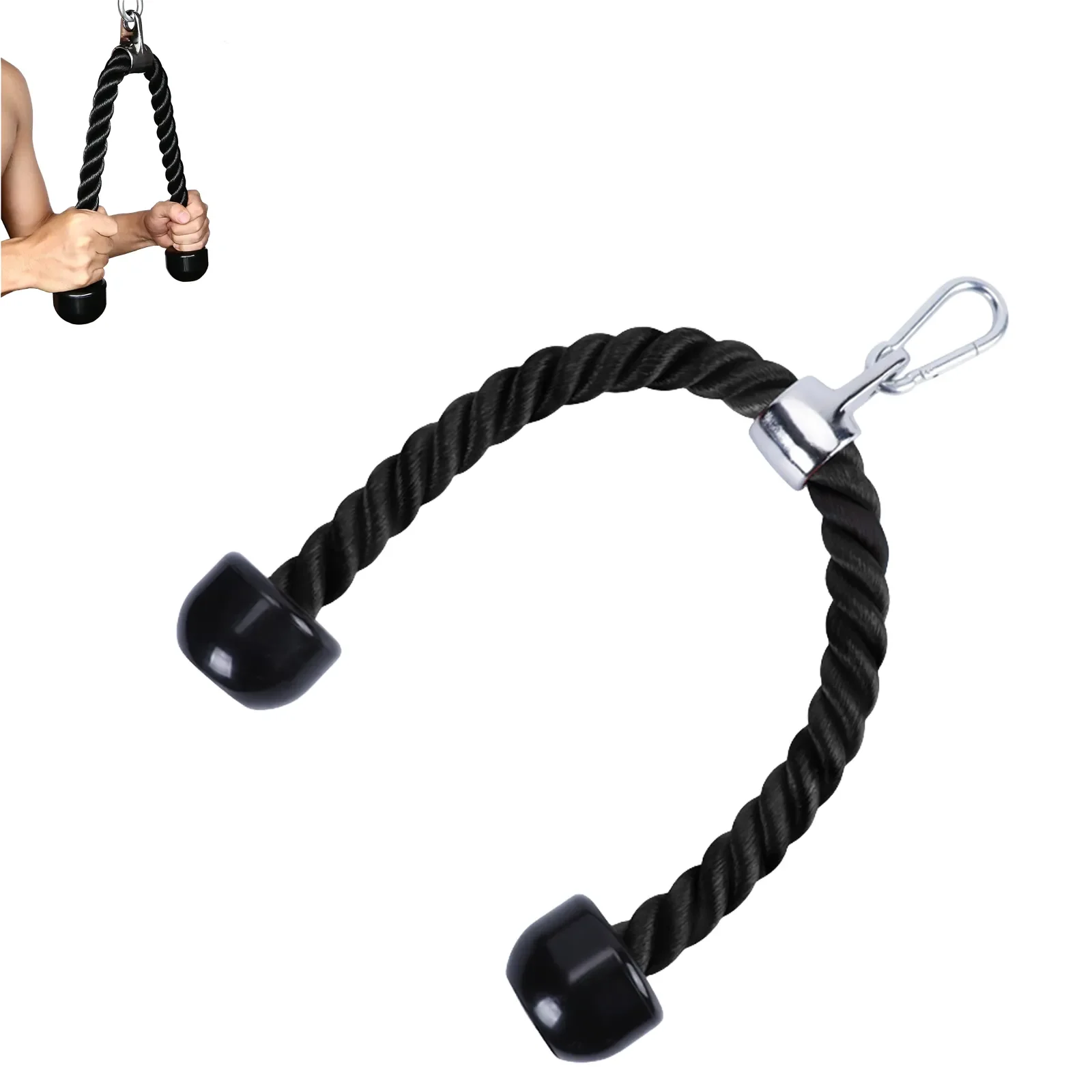 

Tricep Rope Abdominal Crunches Cable Pull Down Laterals Biceps Muscle Training Fitness Body Building Gym Pull Rope Accessories