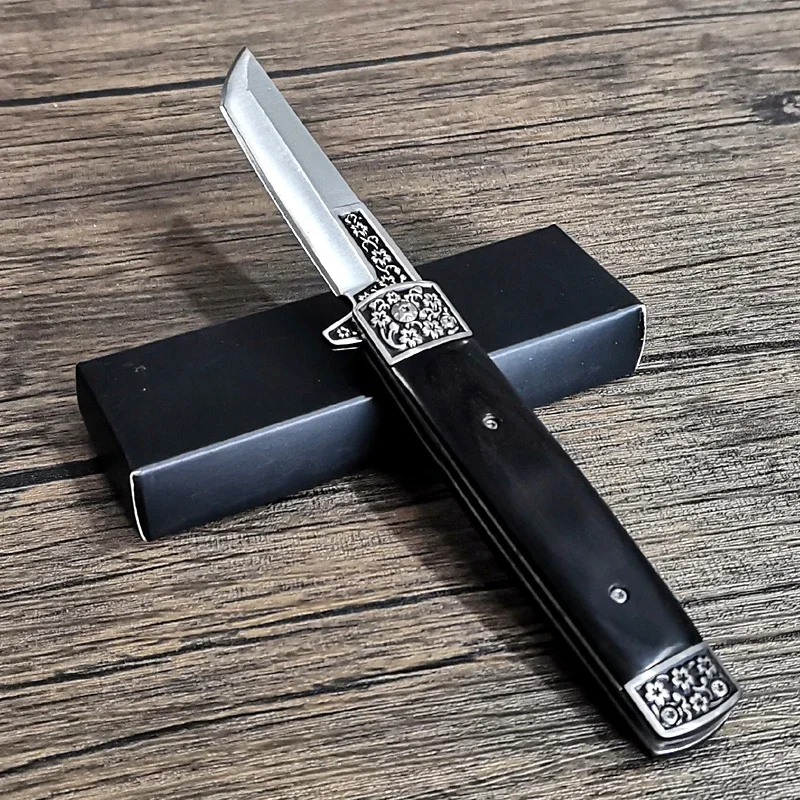 

9.85'' Pocket Knife Survival Tactical Folding Knife High Hardness Outdoor Camping Hiking Hunting Knives Self-defense EDC Tool