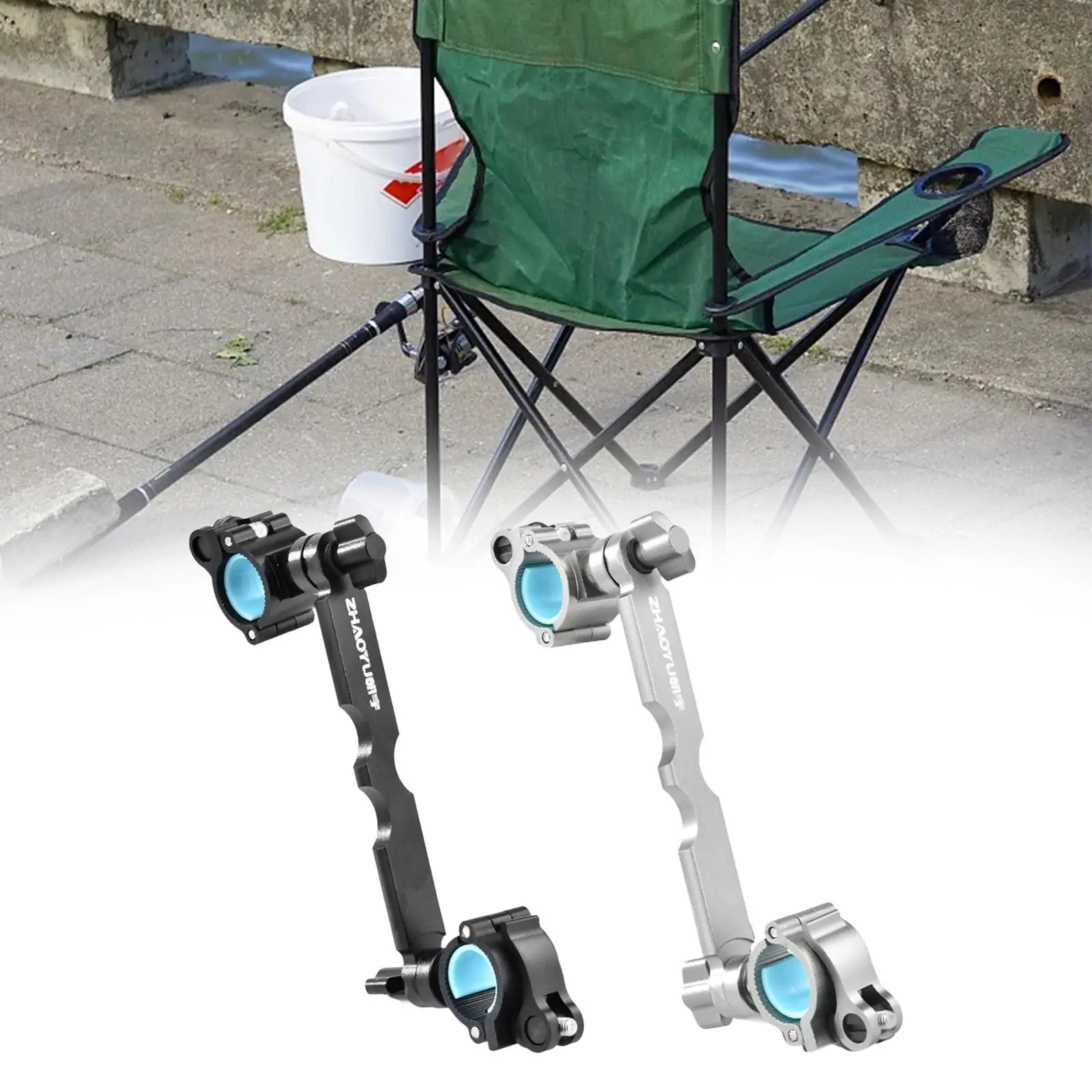 Fishing Chair Umbrella Holder Bleacher Outdoor Clip Clamp Mount Bracket Patio Chair Courtyard Parasol Base Umbrella Mount Clip