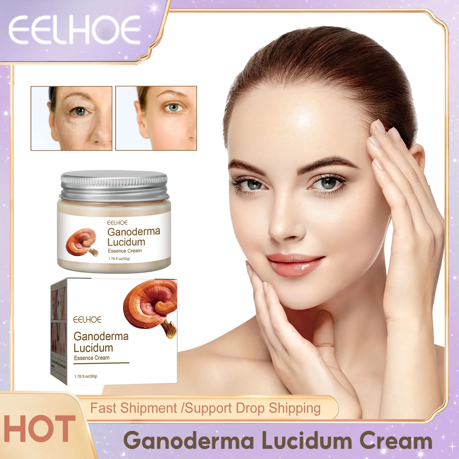 

Wrinkle Remover Cream Brighten Skin Tone Fade Lines Shrink Pores Inhibit Aging Firming Long Lasting Moisture Reduce Dullness