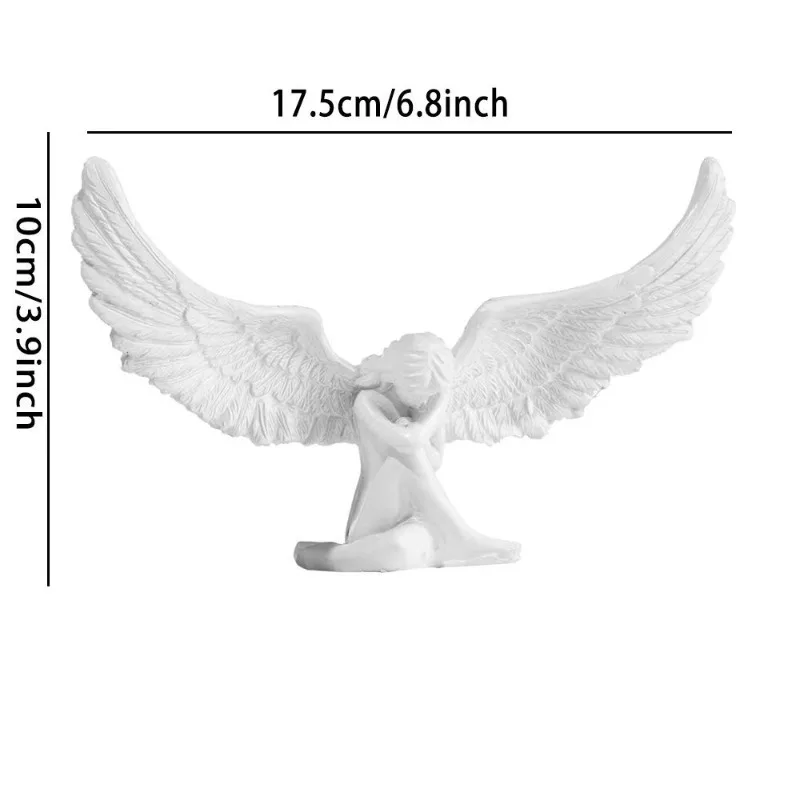

Modern Angel Goddess Decorative Figurines Creative Resin Crafts Living Room Bookcase Wine Cabinet Home Decor Accessories