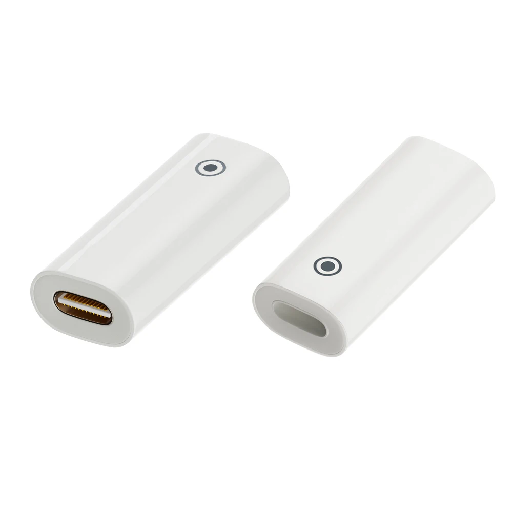 Female To Female Stylus Tablet Charging Adapter 8 Pin To Type-C/8 Pin Mini Touch Stylus Pen Power Connector for Appl