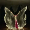 Belly Dance LED Isis Wings Both Sides Fluorescent Butterfly Performance Belly Dancing Bellydance Carnival Led Costumes Shows