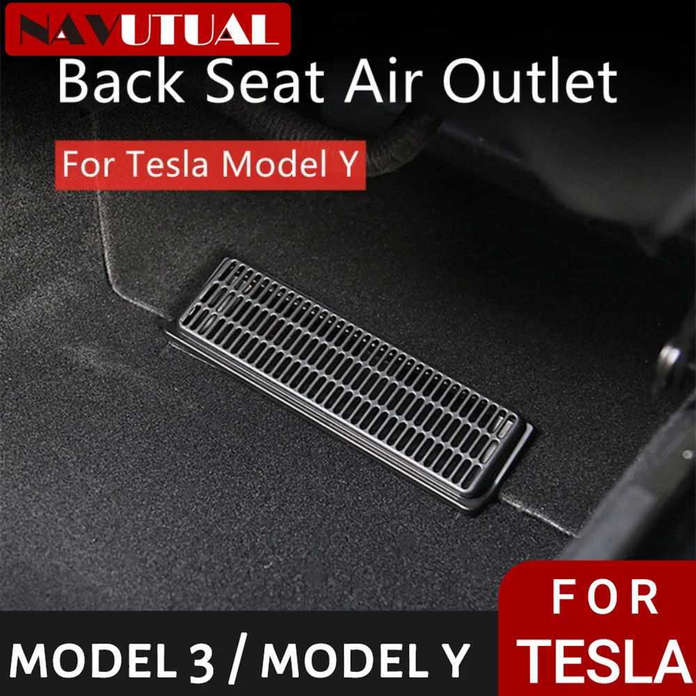 

2pcs Car Air Outlet Cover for Tesla Model 3 Y 2022 2023 Under Seat Air Vent Anti-blocking Dust Cover Model Y Accessories