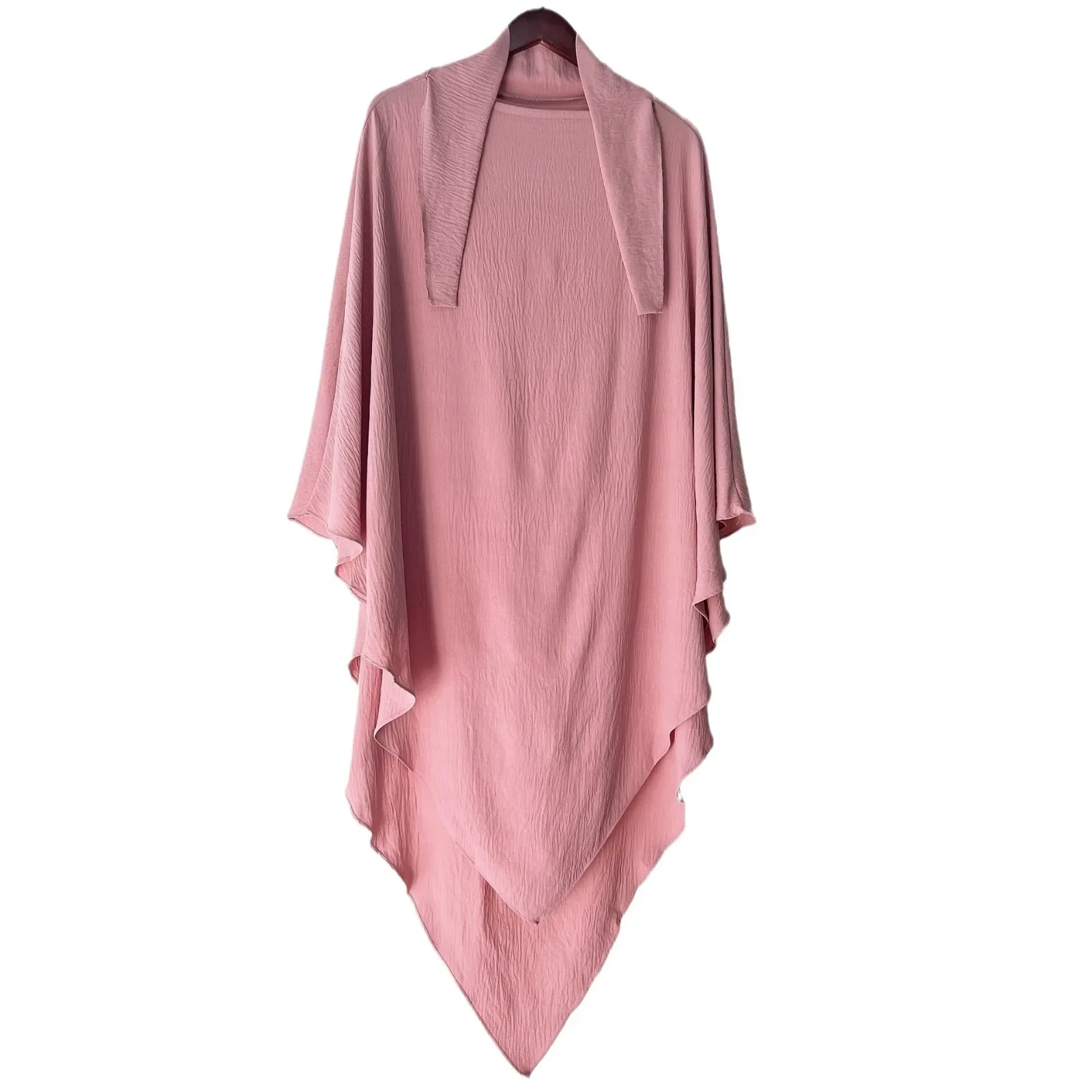 Eid Islamic Clothing Women Muslim Plain Long Khimar Hijab Scarf Headcover Eid Prayer Garment Headdress Dubai Saudi Turkey