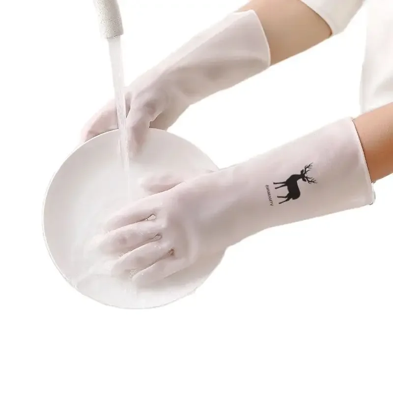 Housework Cleaning Gloves Kitchen Laundry Dishwashing Gloves Rubber cleaning gloves