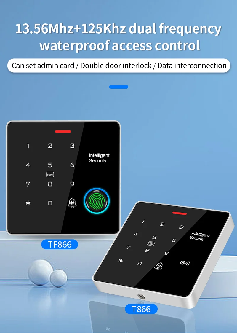 Standalone Security Access Control System Rfid Dual Frequancy 125Khz+13.56Mhz Pa
