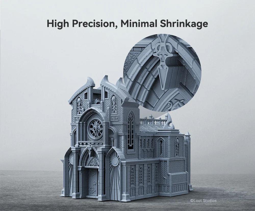 Resina 3D ANYCUBIC Tough 2.0 - 1KG, Alta Resistenza E Flessibilit&agrave;, Per Stampanti LCD/DLP/SLA