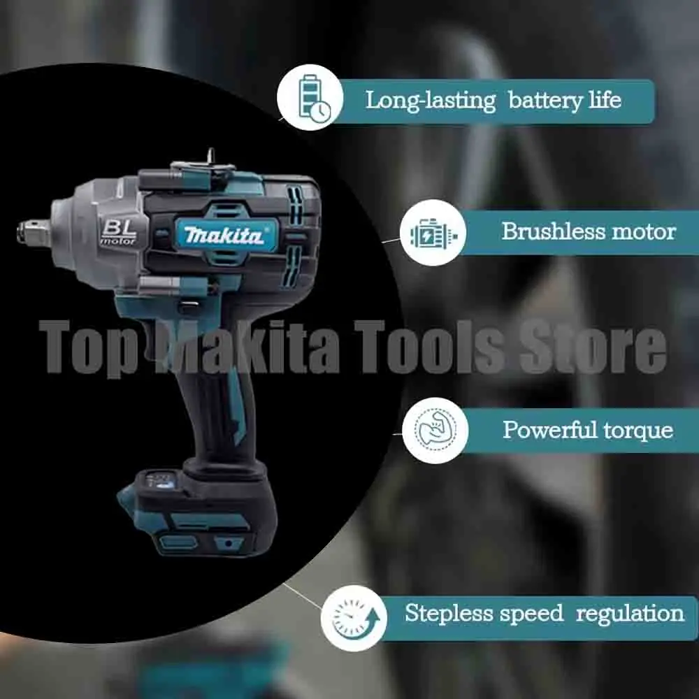 Impact Driver Makita 18v tools TW001G 1000Nm Cordless wrench Electric Impact Wrench wireless impact gun Car Tire Repair Removal repair tool