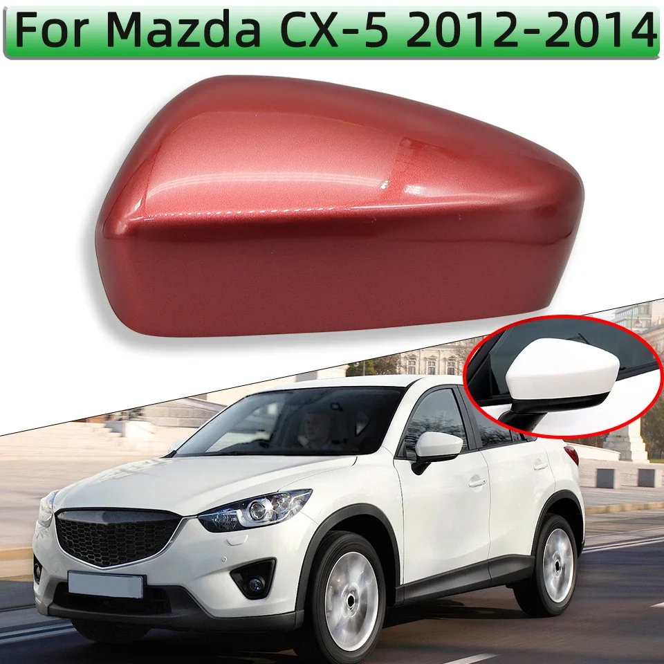 Side Wing Mirror Shell Voor Mazda CX5 CX-5 Voor Kf 2017-2020 2021 Wing Achteruitkijkspiegel Zijspiegel Cover Cap Deur Buitenste Achteruitkijkspiegel Shell Behuizing Deksel Spiegelkappen (Kleur : Deep