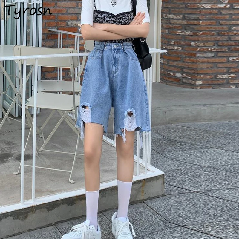 

Shorts Women Design Tassel Solid Pockets Korean Style Ladies High Waist Simple All-match Daily Summer Streetwear Leisure Chic