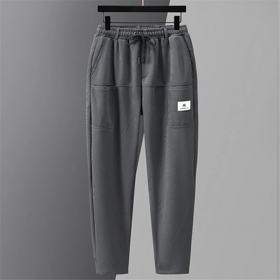Men's Tracksuit Jogger Sportswear Spring Autumn Suit Men Sweatpants Sweatshirt Fashion Casual Solid Sets Plus Size 10XL
