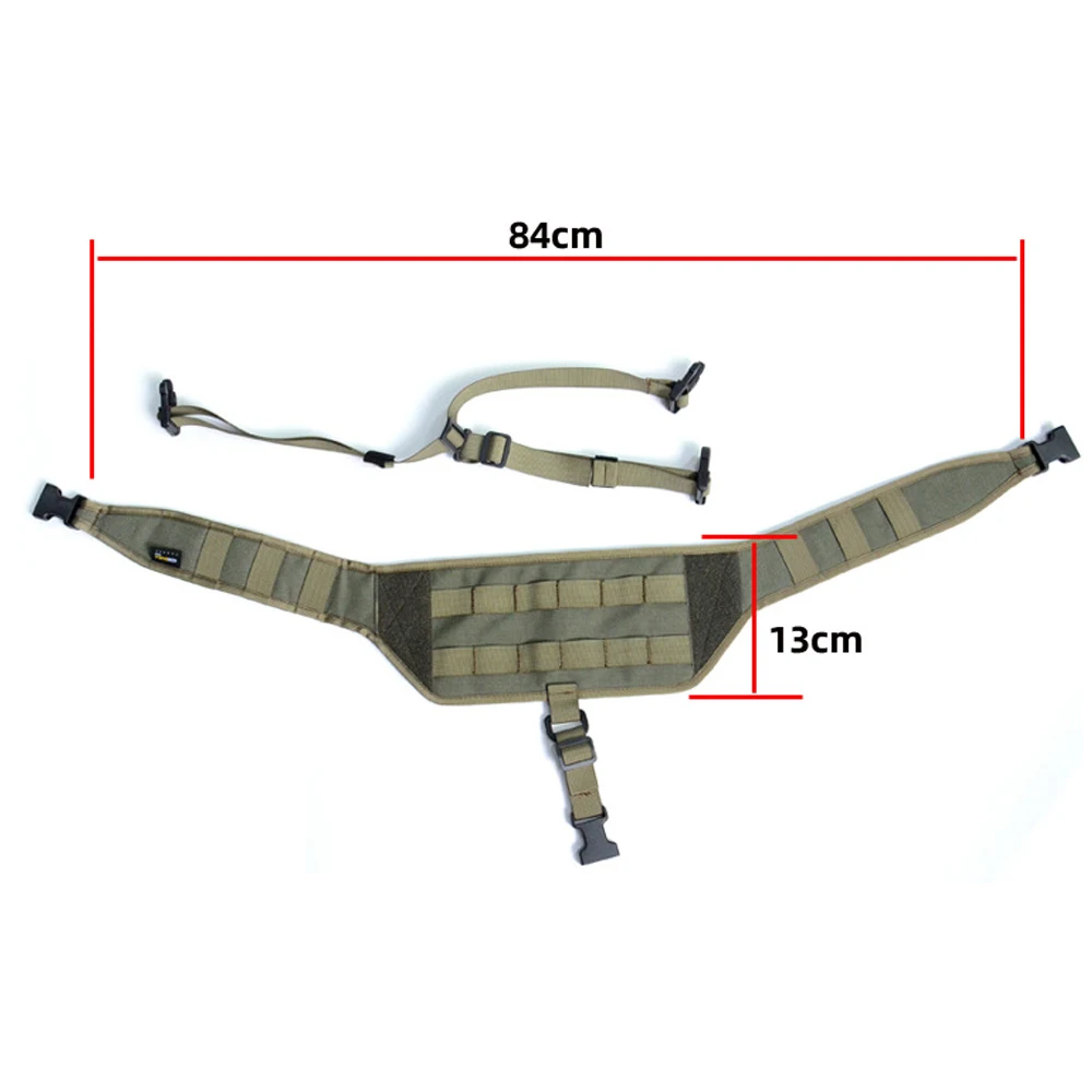 INVRT Bandoleer Minimalist Chest Rig Tactical Bandoleer Platform Chest Strap Shoulder Strap Adjustable Nylon Gear Vest 4