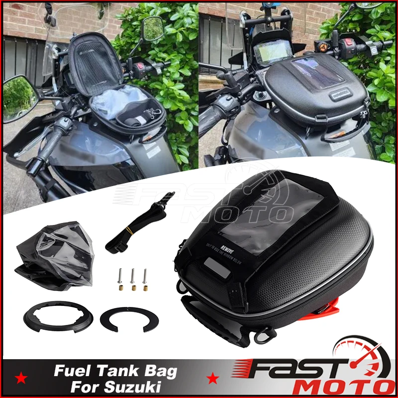 

Front Bag Luggage Case For SUZUKI GSX-R600 750 1000 1300R 650F SFV650 GSR600 750 GSX-S1000F Motorcycle Accessories Fuel Tank Bag