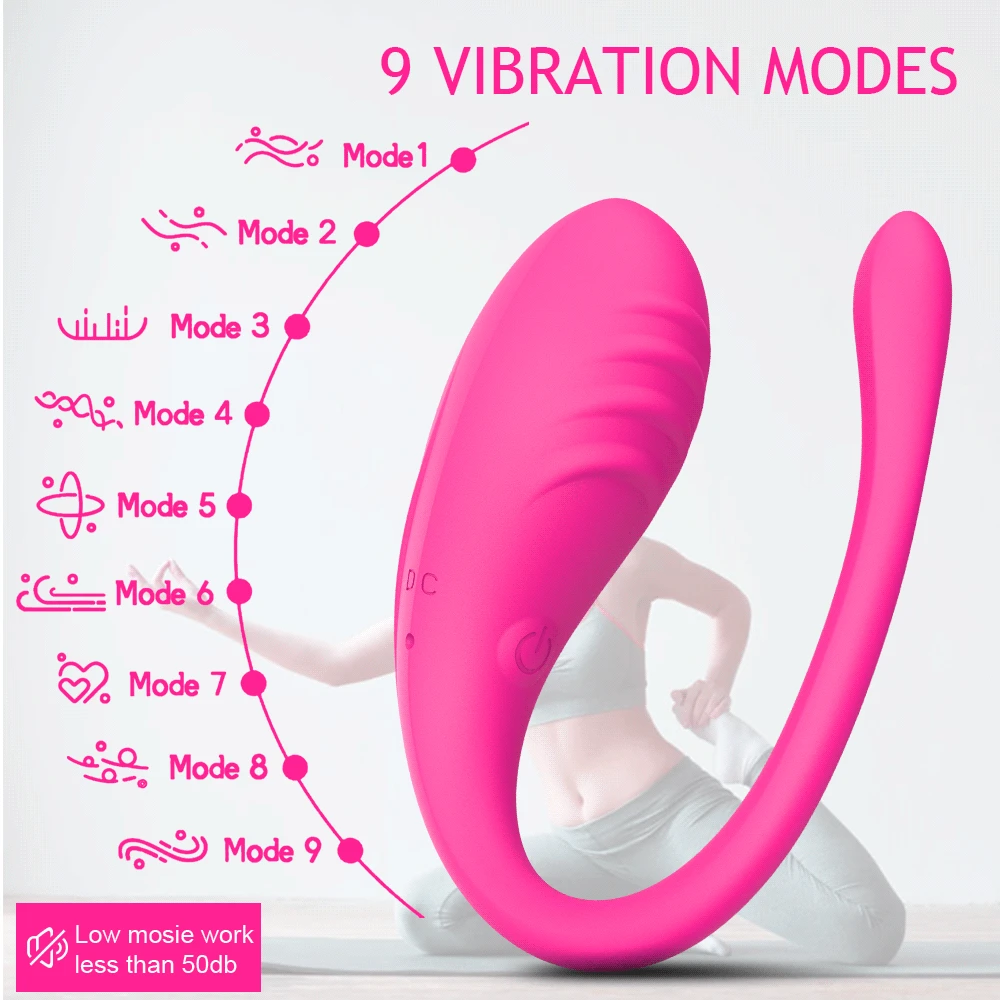 Vaginal Vibrators 9 Speed APP Controlled G Spot Anal Vibrating Egg Massager Wearable Stimulator Adult Sex Toys For Women Couples