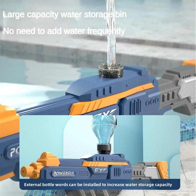 Electric Burst Water Gun for Children Automatic Absorb Water Continuous Firing Summer Outdoor Pool Fight Games Guns Toys