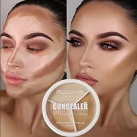 1pc Concealer Palette Cream Waterproof Long Lasting Cover Spots Acne Marks Dark Circles Moisturizing Foundation Face Makeup 1