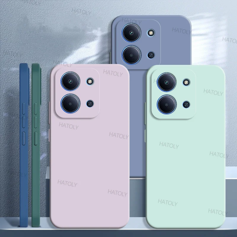 Luxury Shockproof TPU Liquid Silicone Protective Case Cover