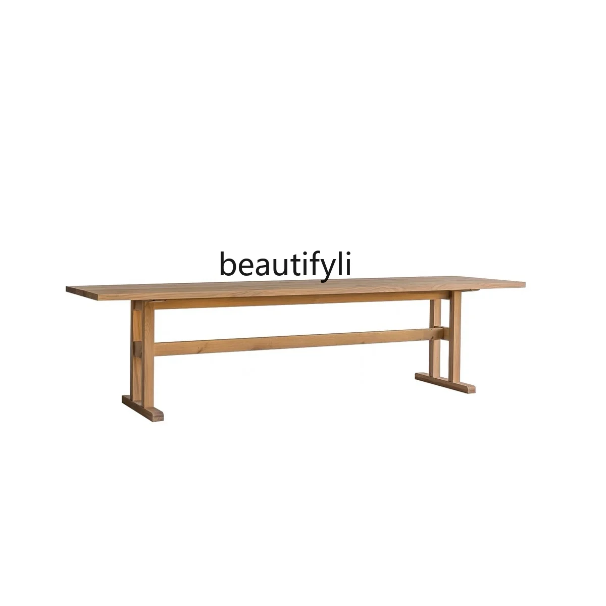 Nordic Solid Wood Large Conference Table Simple Modern Desk Minimalist Workbench Large Board Long Table