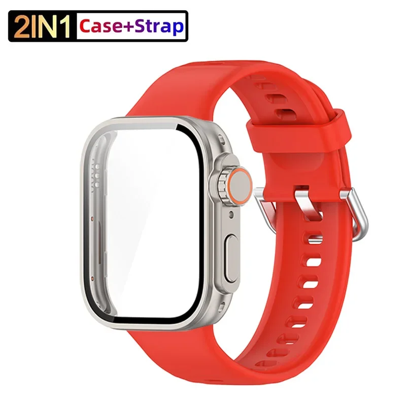 Premium Silicone Strap with Ultra2 Case and Screen Protector