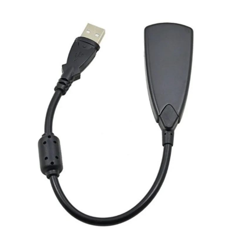 5HV2 컴퓨터 드라이브가 필요 없는 외부 사운드 카드 7.1 사운드 카드 USB 사운드 카드, 케이블이 있는 USB 카드