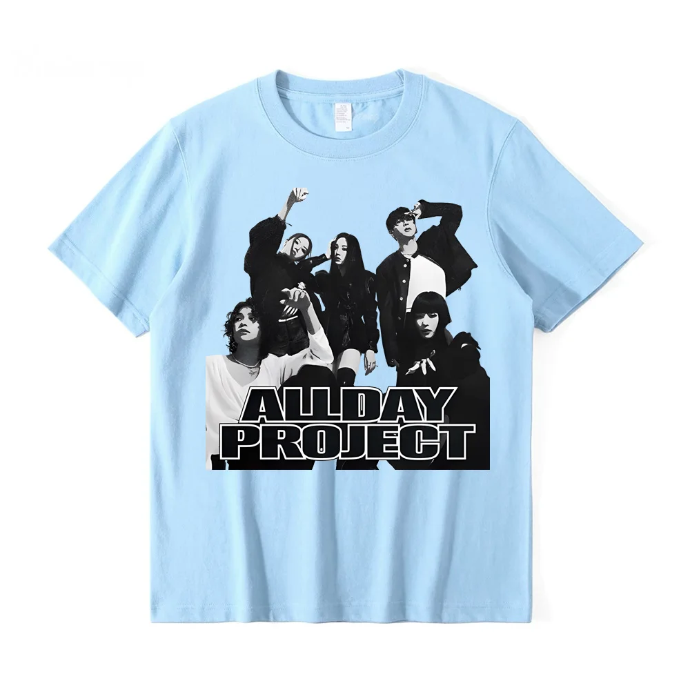 ALLDAY PROJECT Tour T-shirt Graphic Printing 100%Cotton Casual
