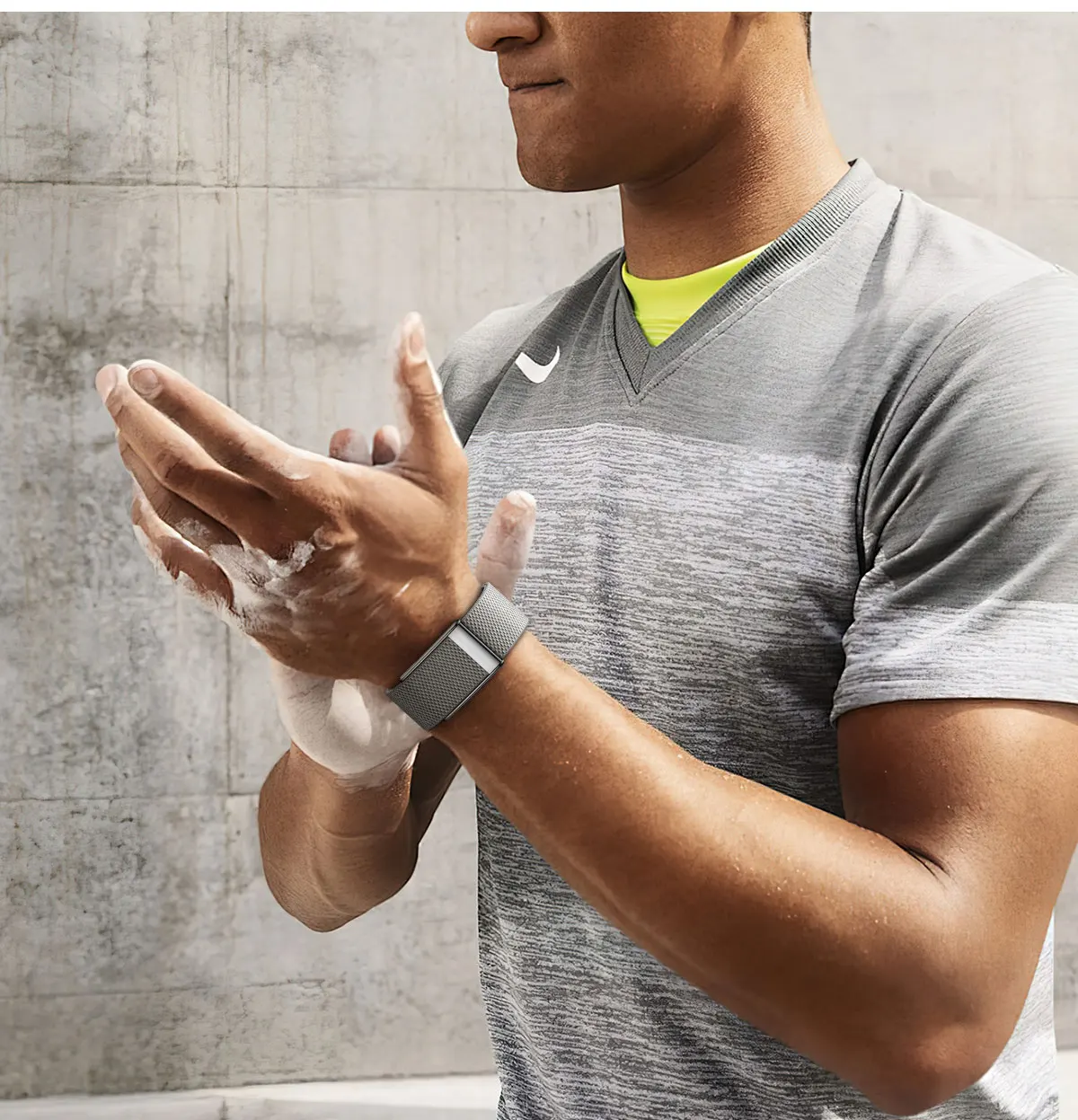 E500 스마트 커플 밴드 디스플레이 없는 의료용 ECG HRV 스마트 건강 모니터링 NFC 스마트 팔찌