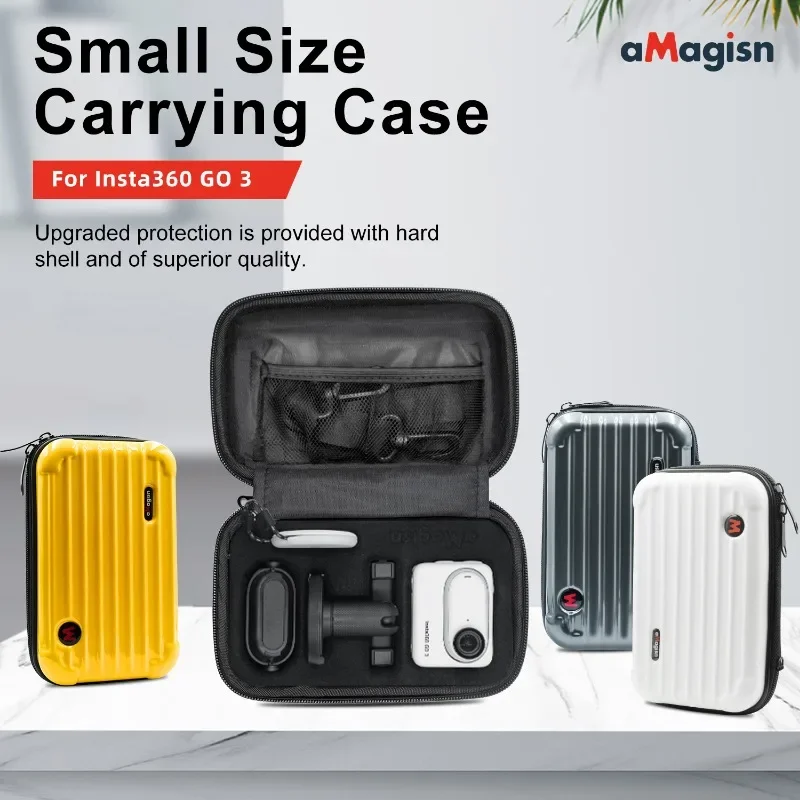 

Portable Carrying Case for Insta360 GO3 Small Storage Bag Waterproof Hard Shell Bag For Insta360 GO 3 Action Camera Accessories