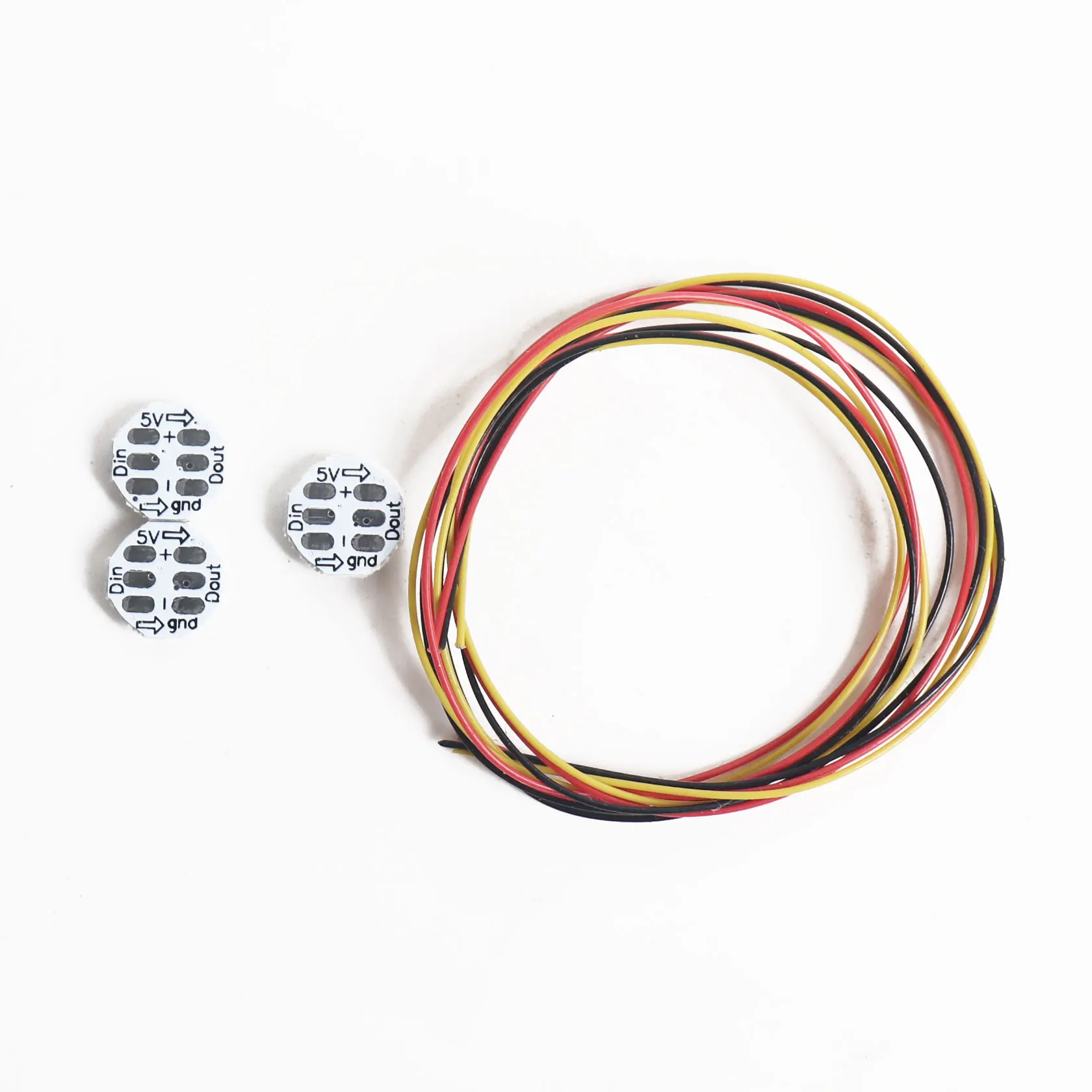 Blurolls-neopixel Rgbw Mini Botão Pcb Led Light 30awg Cabos Ptfe Resina Sla Impresso Voron 2.4 Trident sb Stealthburner Extrusora - Imagem 3
