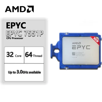 AMD EPYC 7551P NEW 2.0 GHz 32-Core 64-Thread CPU Processor 180W PS755PBDVIHAF Socket SP3 New but without cooler 1